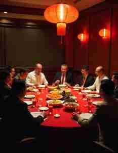 Chinese business dinner