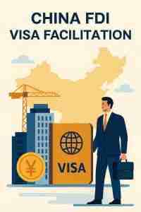 illustrate China FDI visa facilitation for 2025 investor mobility and market entry.