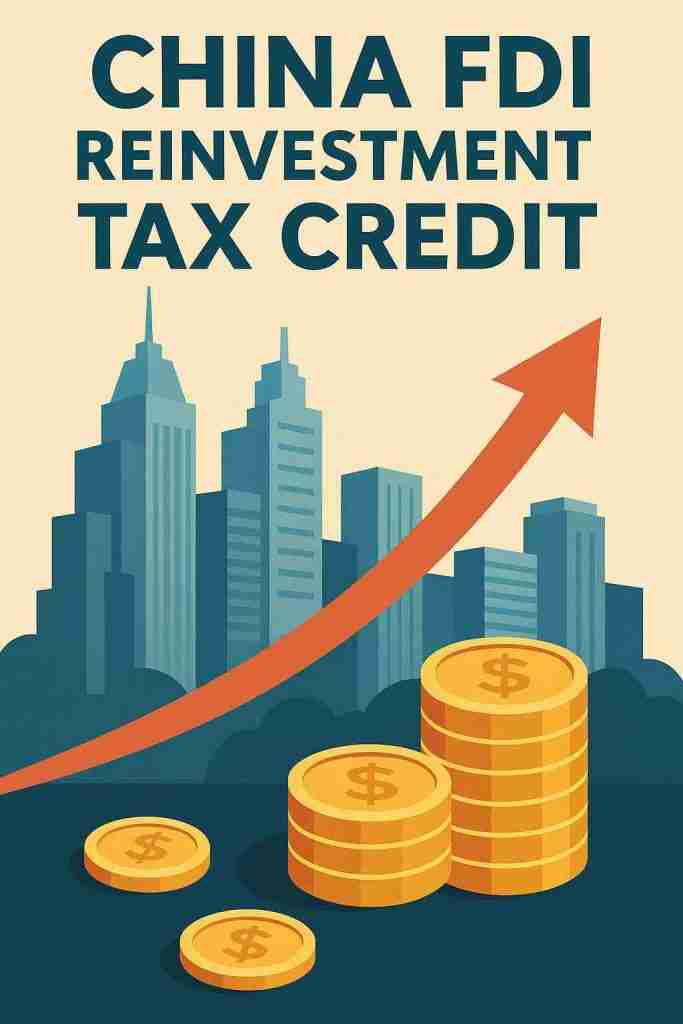 China FDI reinvestment tax credit and growth opportunities in 2025