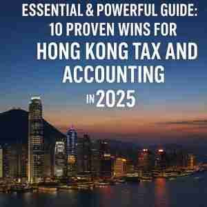Central skyline at dusk illustrating hong kong tax and accounting advantages and compliance.”