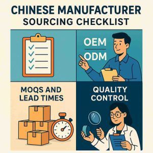 Step‑by‑step checklist for selecting a Chinese manufacturer in chinese manufacturing