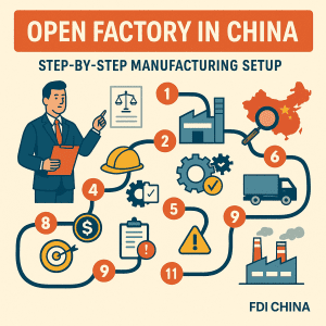 open factory in China step-by-step manufacturing setup illustration