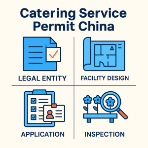 catering service permit China process infographic