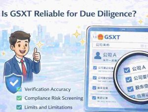 gsxt due diligence reliability cover 6